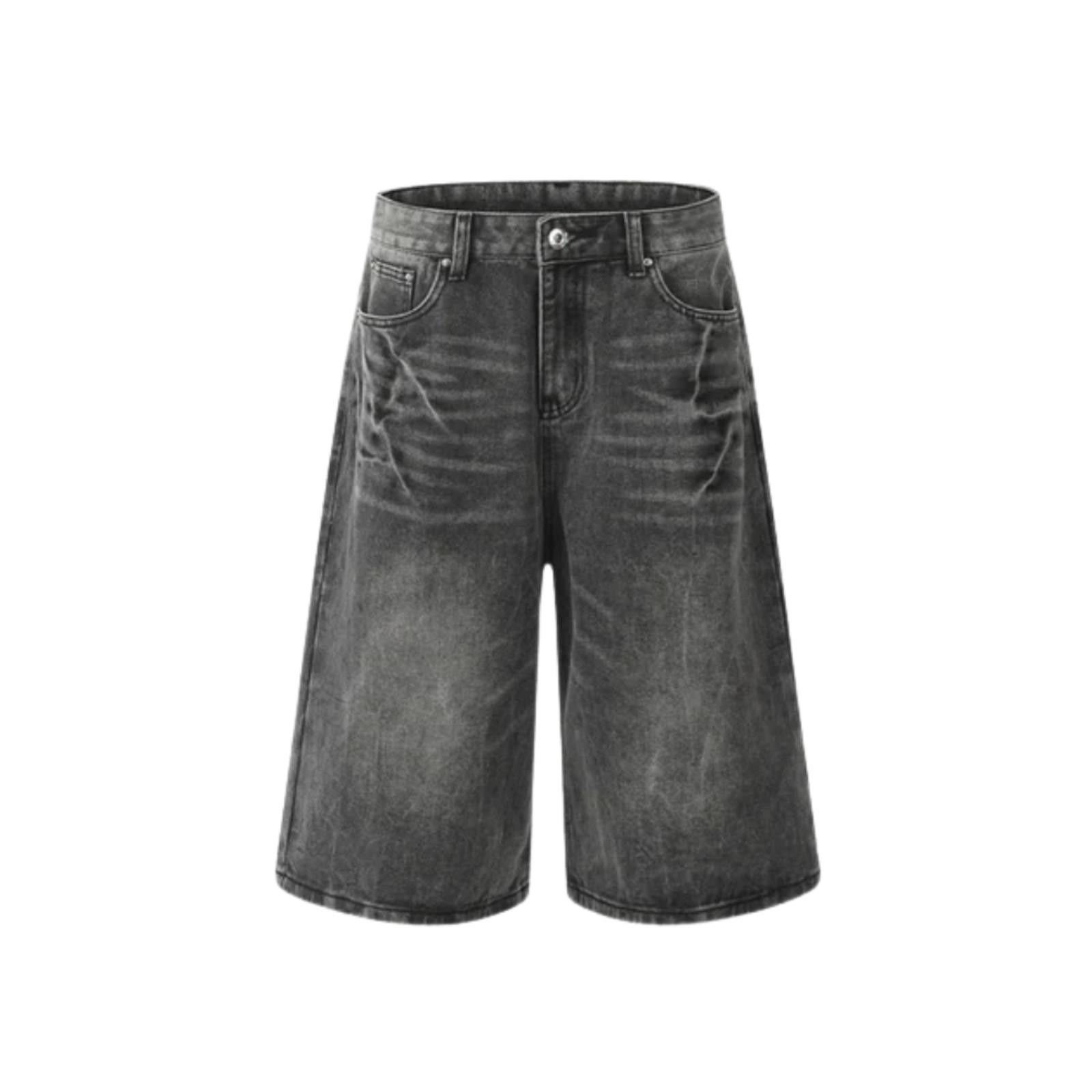 Jean Lightning Crack Whiskered Jorts Size US 32 / EU 48 - 1 Thumbnail