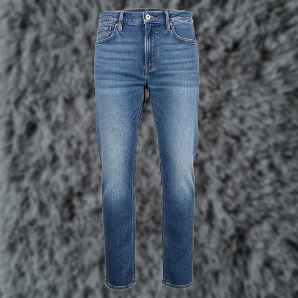 Levi's Levi's 513 Jeans Mens 32x32 Blue Light Wash Slim Straight Stretch Denim Zip Fly Size US 32 / EU 48 - 1 Thumbnail