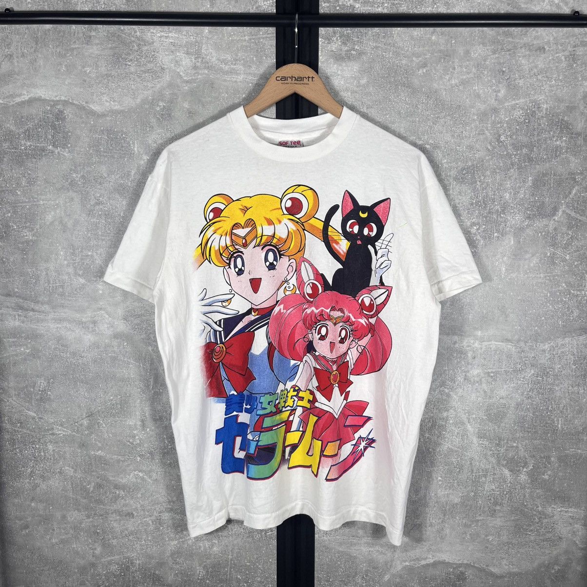 SAILOR MOON 90s VINTAGE ANIMA MOON POWER DBRUZE TEE TSHIRT