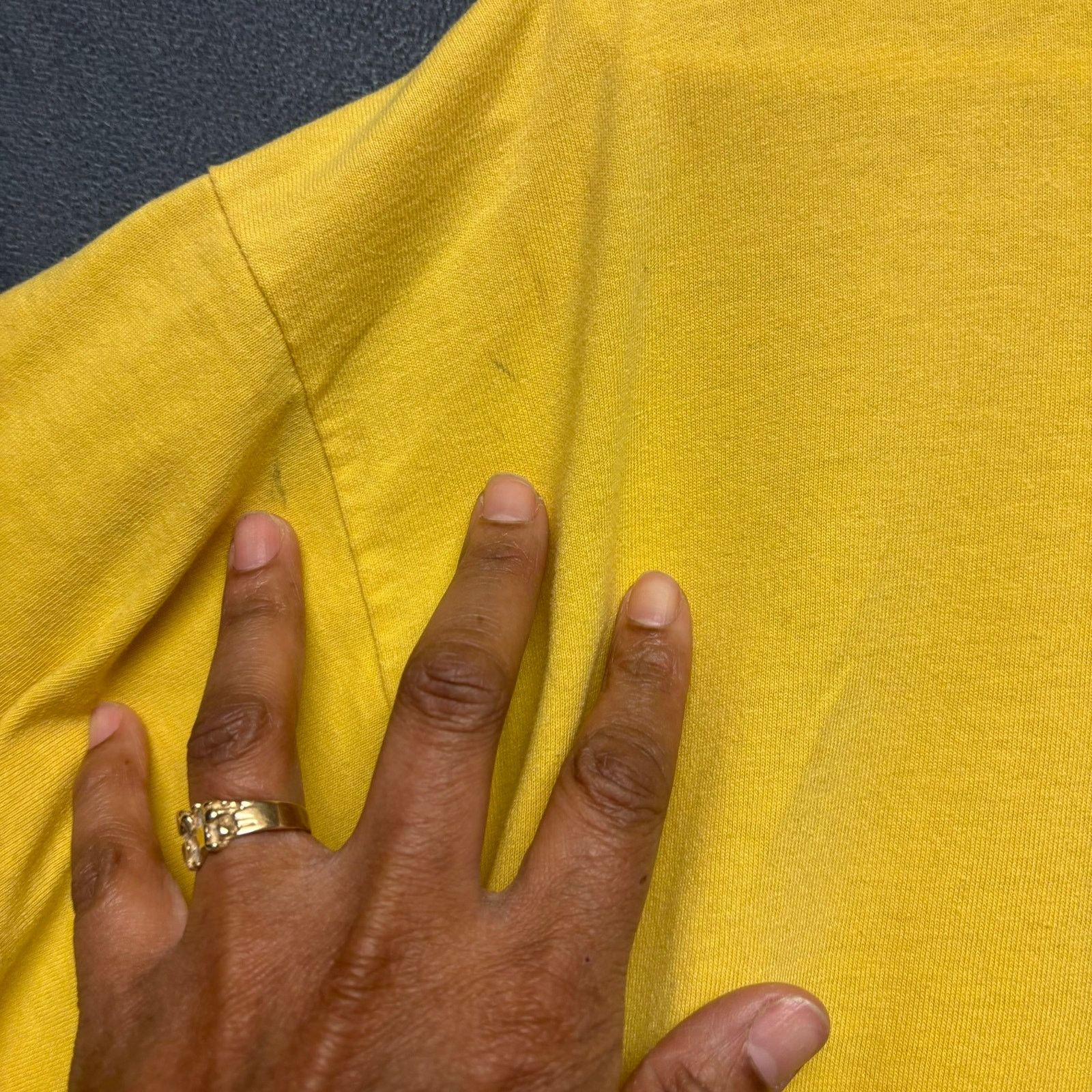 Jerzees Vintage Jerzees Shirt Blank Yellow XL Plain Comfy Sunshine Size US XL / EU 56 / 4 - 4 Thumbnail