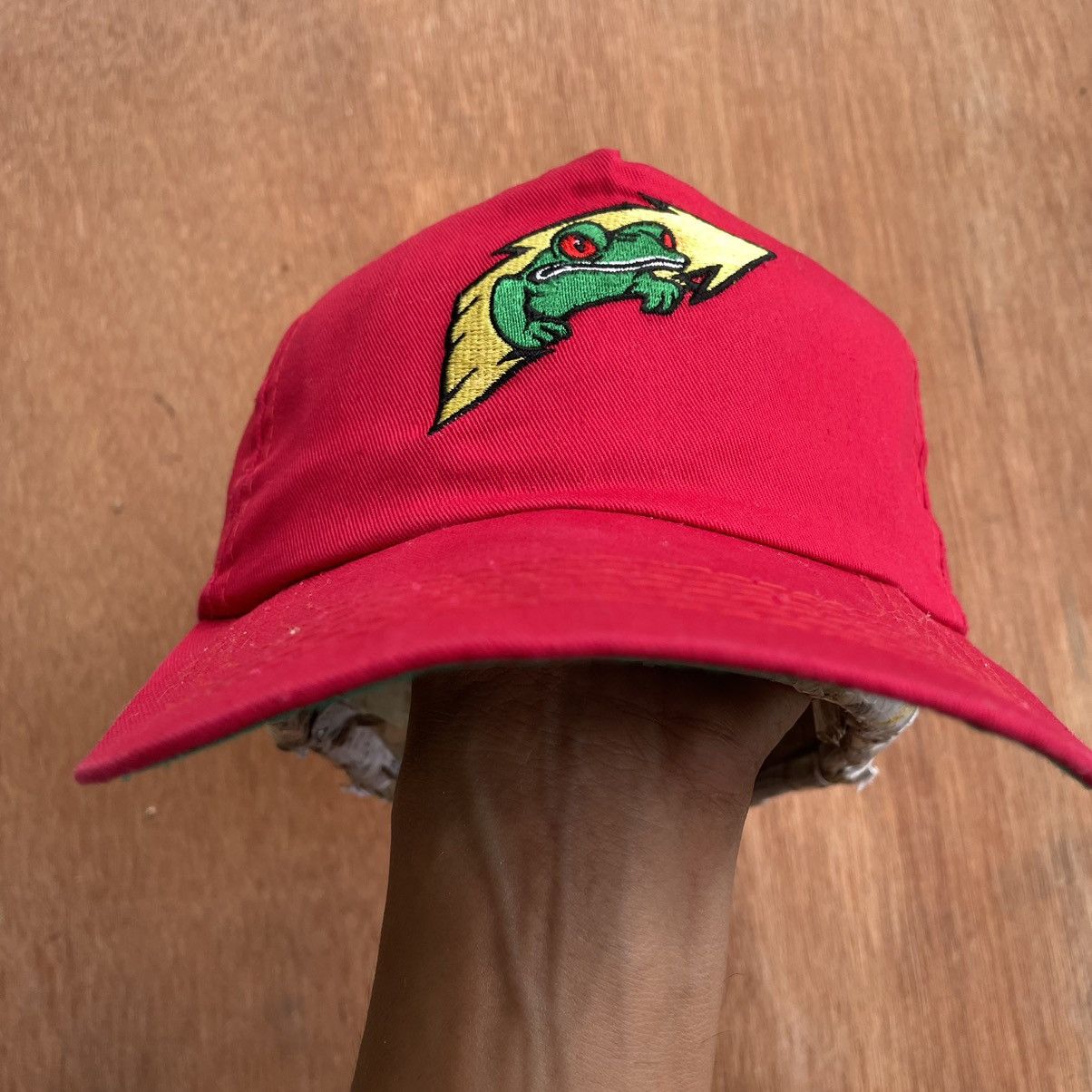 00s Frog red dad hat