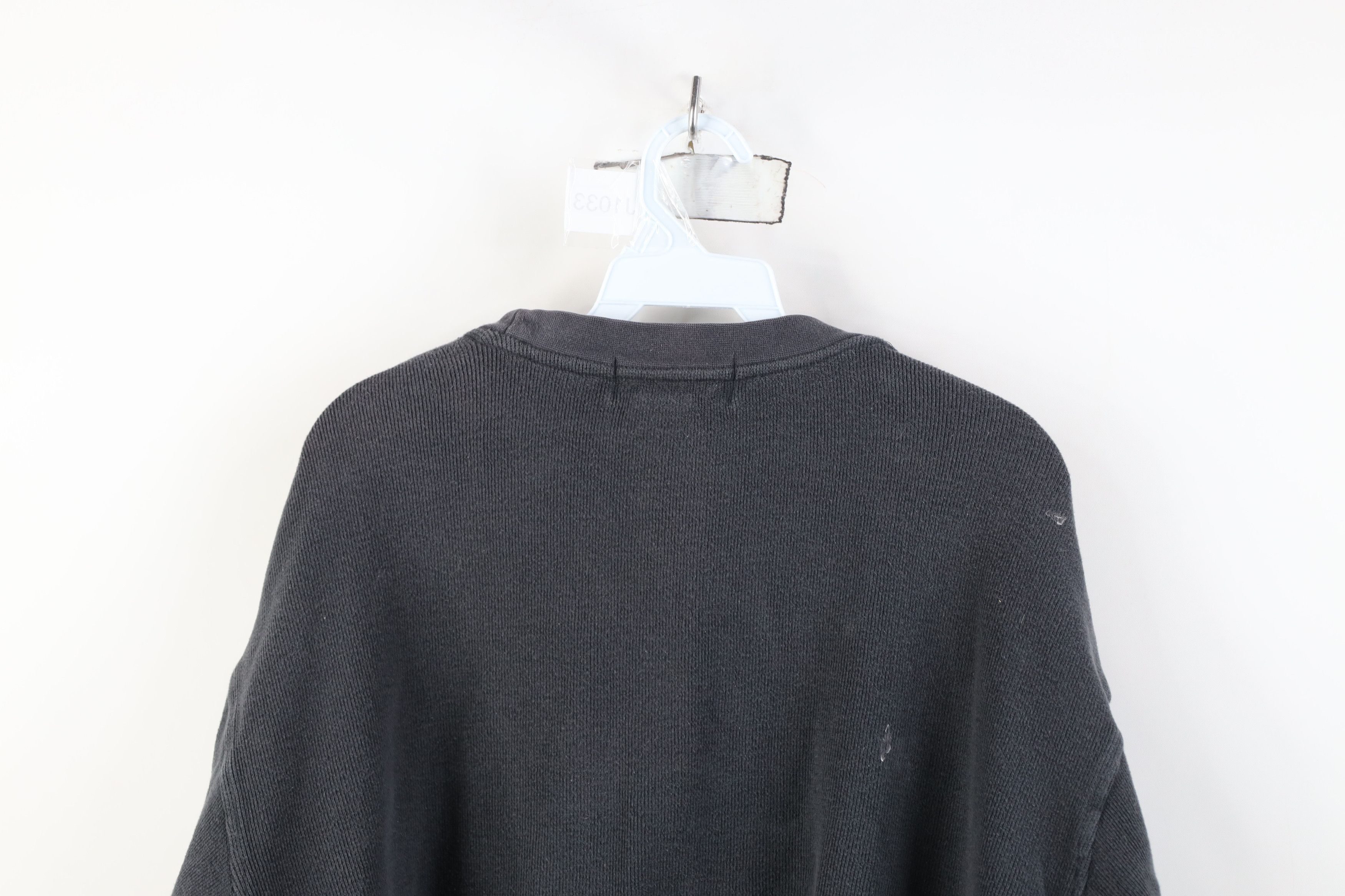 Vintage Vintage 90s Y2K Streetwear Heavy Ribbed Long Sleeve T-Shirt Size US L / EU 52-54 / 3 - 11 Thumbnail