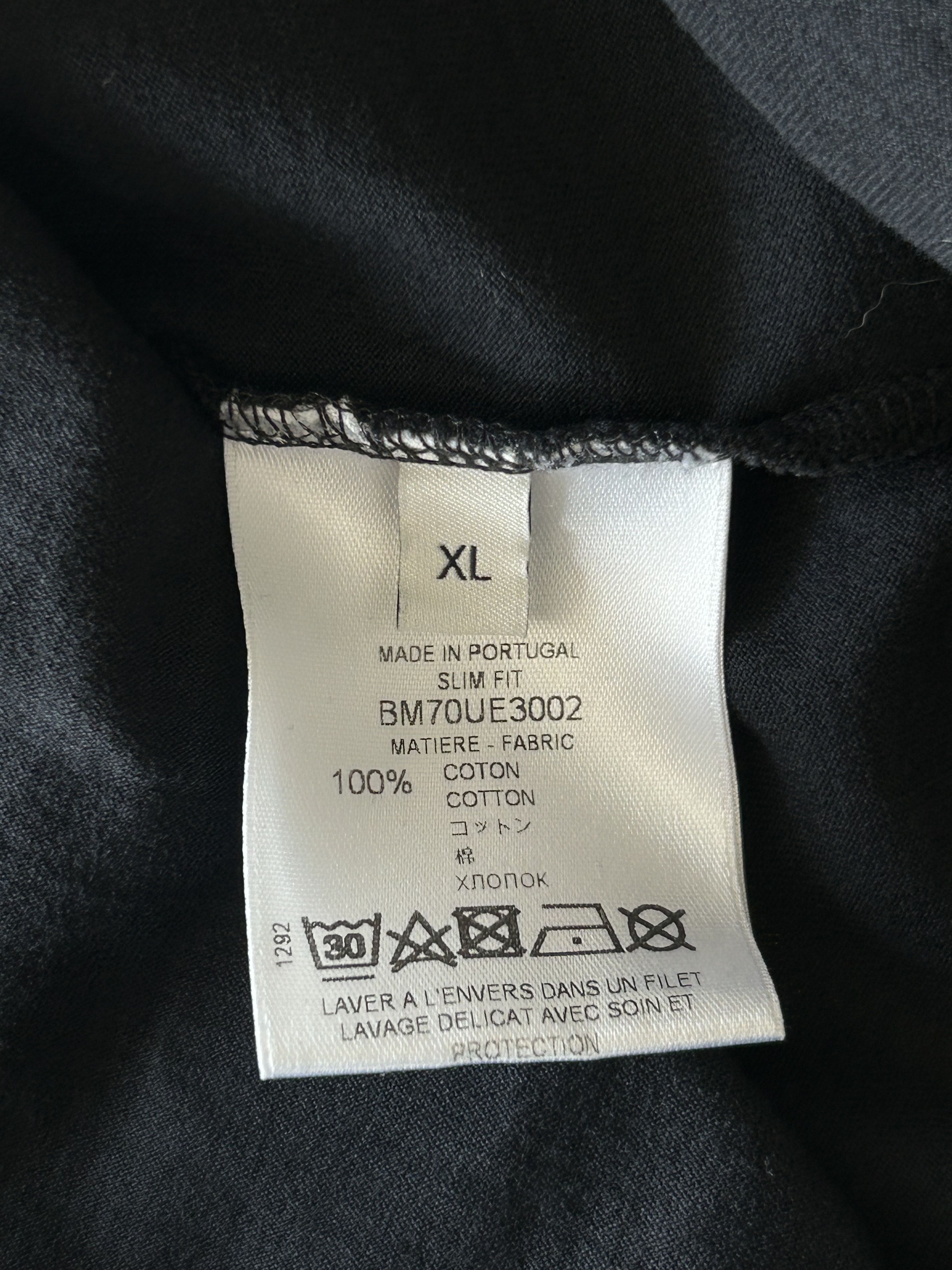 Givenchy Givenchy Black & White Split Logo T-Shirt Size US XL / EU 56 / 4 - 4 Thumbnail