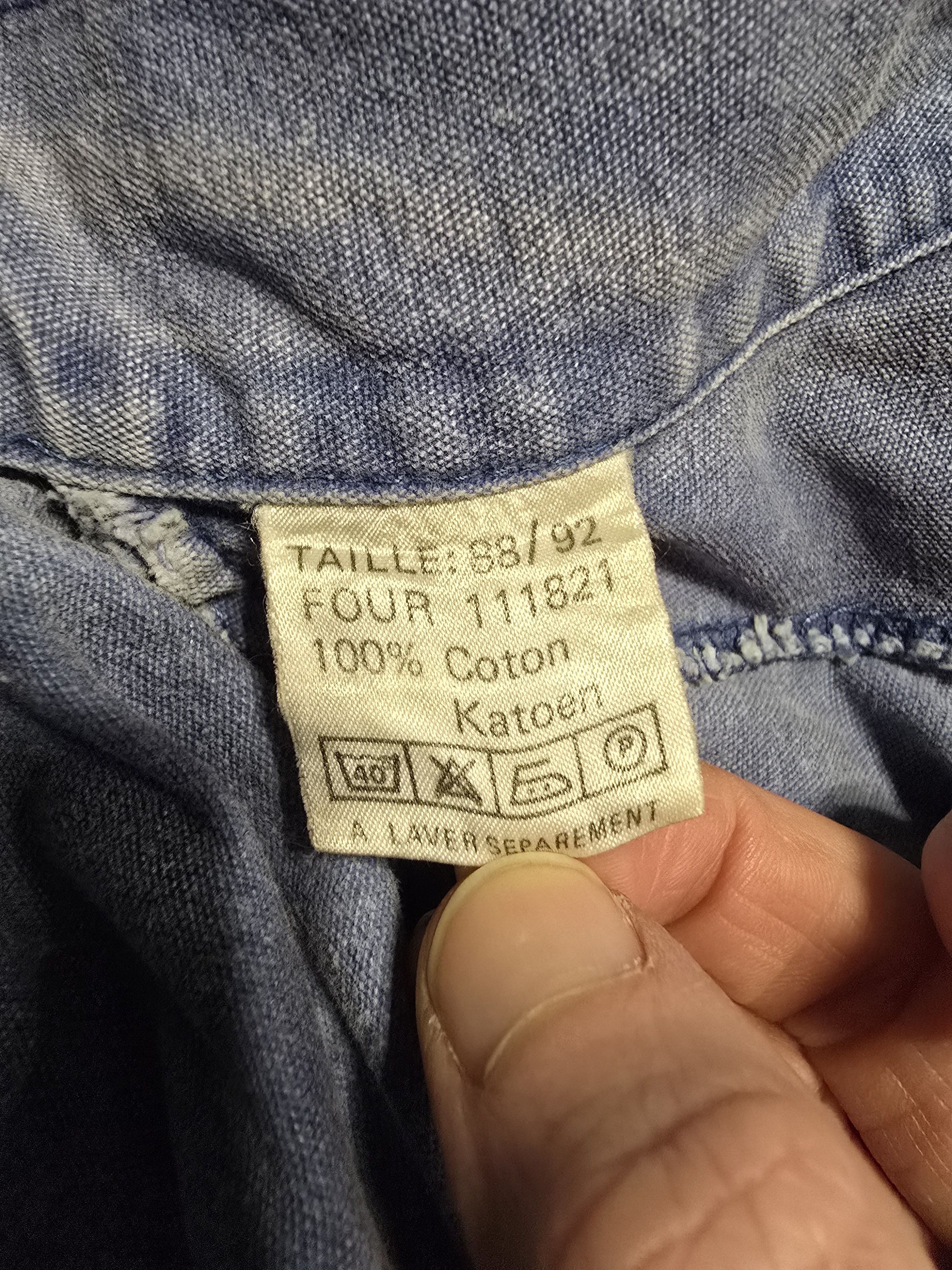 Vintage Vintage denim jacket vest transformer 3 suisses Size M / US 6-8 / IT 42-44 - 9 Thumbnail