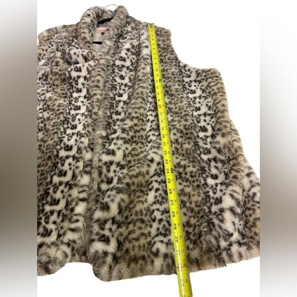 REVOLVE East Adeline l Faux Fur Leopard Vest 3X Size 3XL / US 20-22 - 5 Thumbnail