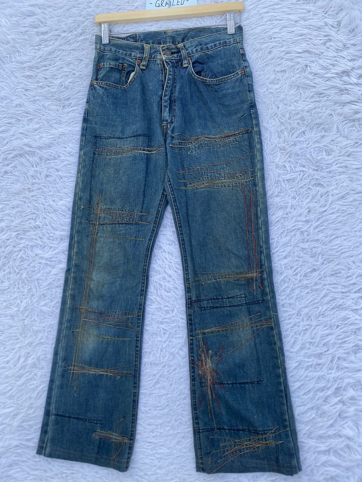 Hysteric Glamour Rare Vintage Hysteric Glamour Nice Design Kinky Jeans Size 27" / US 4 / IT 40 - 5 Thumbnail