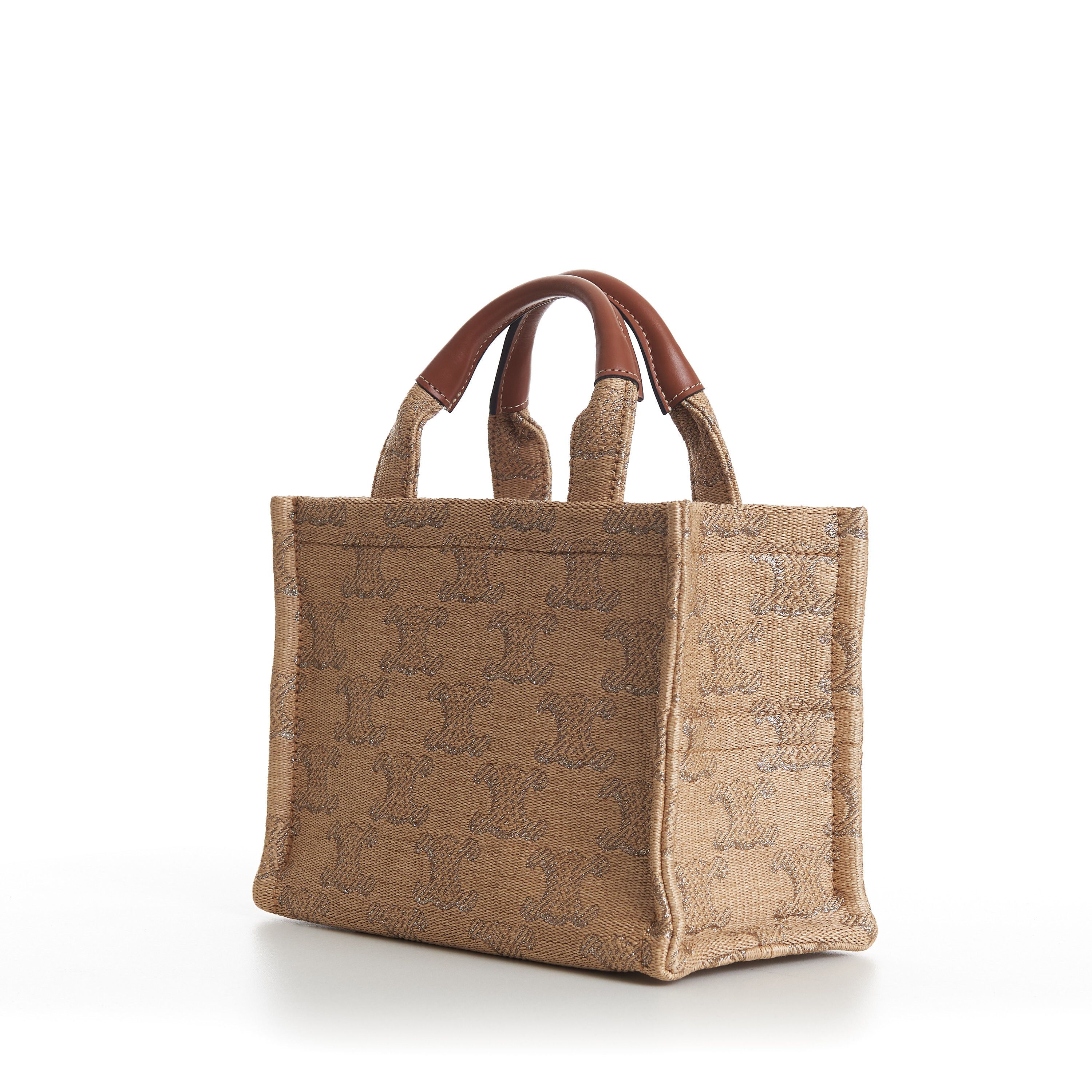 Celine Small Cabas Thais In Raffia Effect Textile Size ONE SIZE - 9 Thumbnail