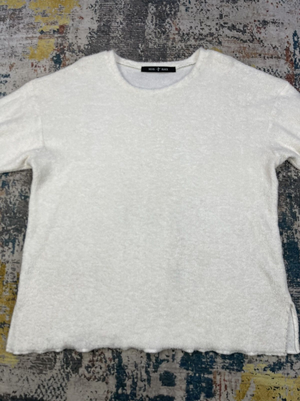 NO ID No ID Black Oversized Fluffy Knit Boyfriend Jumper Size ONE SIZE - 6 Thumbnail