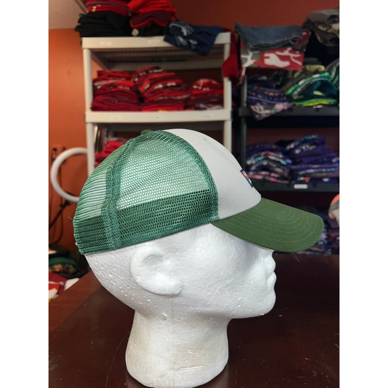 Patagonia Patagonia White Green Hat P-6 Logo Patched Cap Headwear OS Size ONE SIZE - 5 Thumbnail