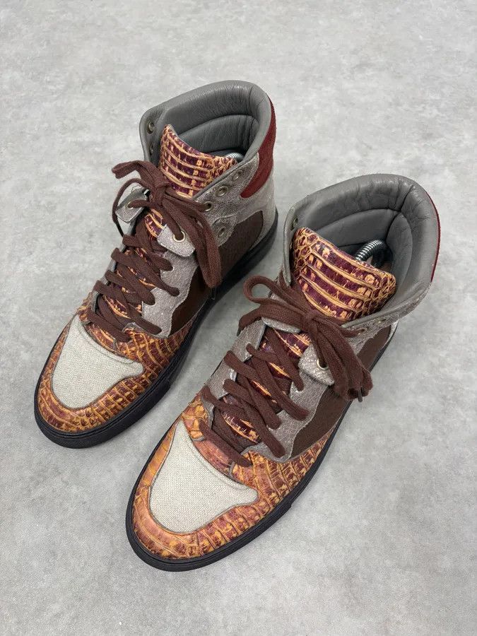 Balenciaga Balenciaga Python Leather High Hybrid Sneakers Size US 8 / EU 41 - 3 Thumbnail