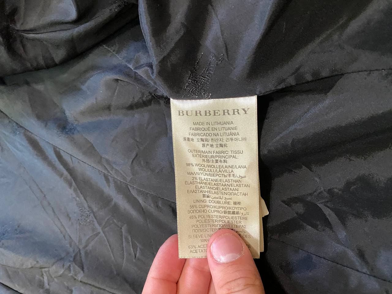 Burberry Vintage Burberry Black Classic Fit Blazer Size 10 Size L / US 10 / IT 46 - 5 Thumbnail