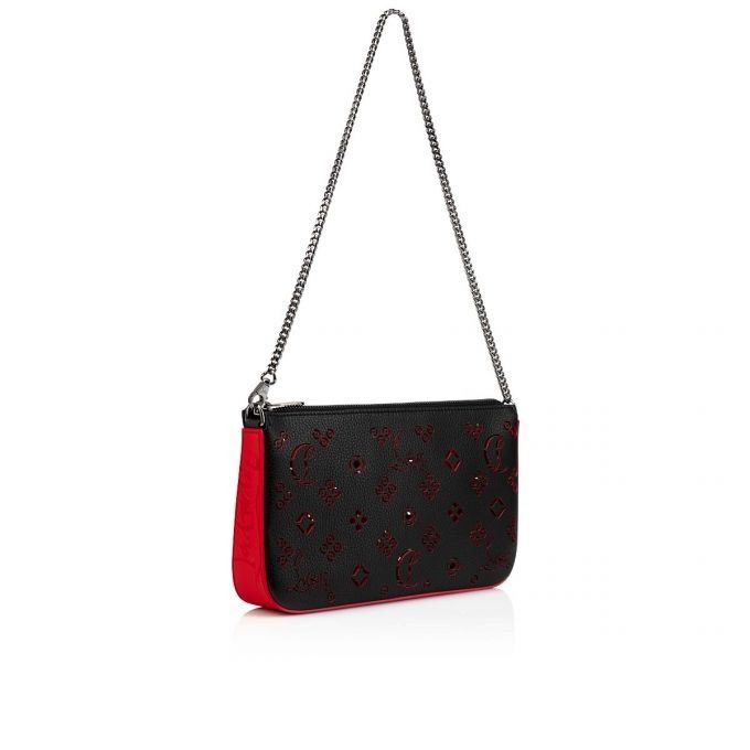 Christian Louboutin o1s1wg110125 Size: OS/Loubila Pouch in Black Size ONE SIZE - 4 Thumbnail