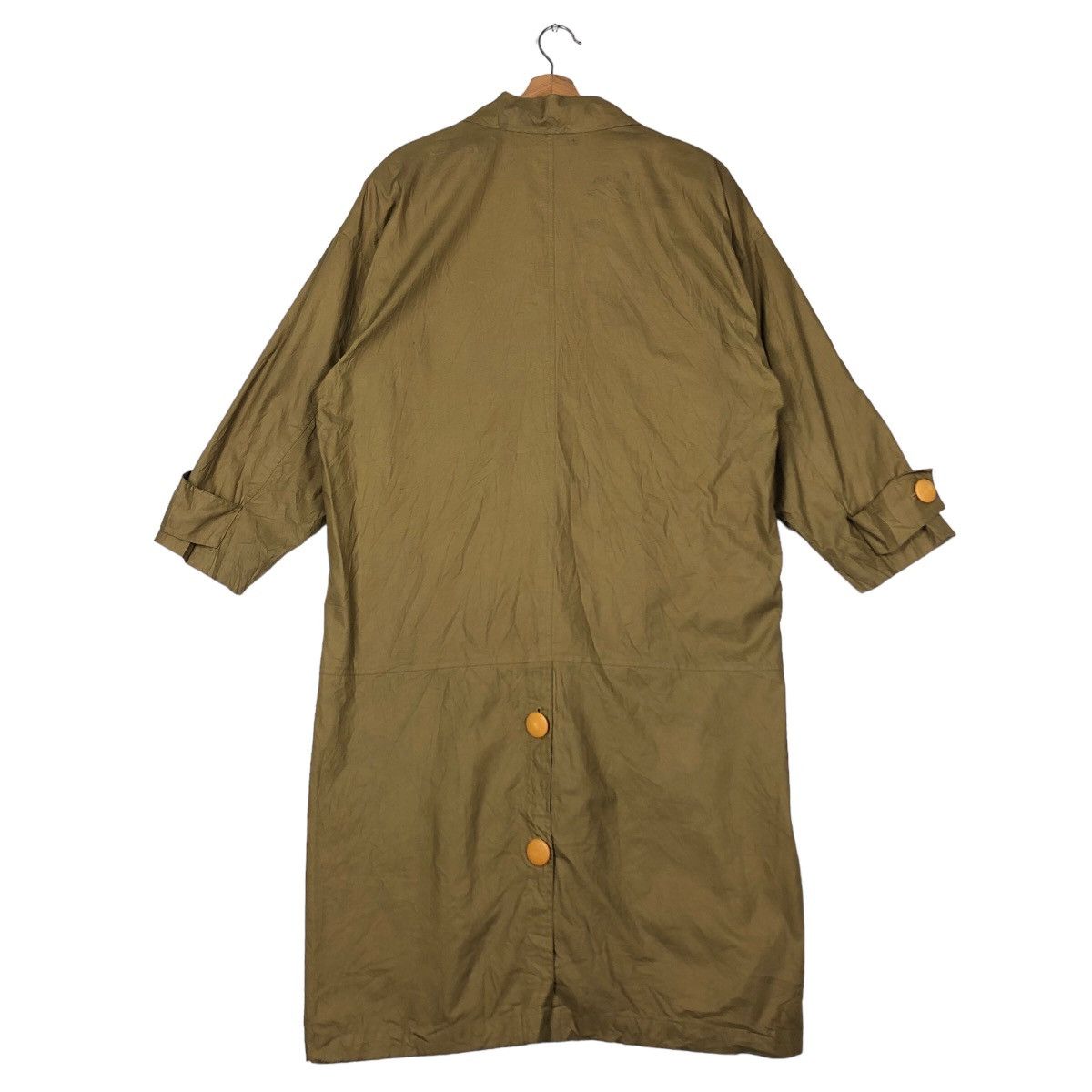 Japanese Brand 🔥Rich Brown Vintage Long Jacket Fly Coats Milano Japan Size US S / EU 44-46 / 1 - 9 Thumbnail
