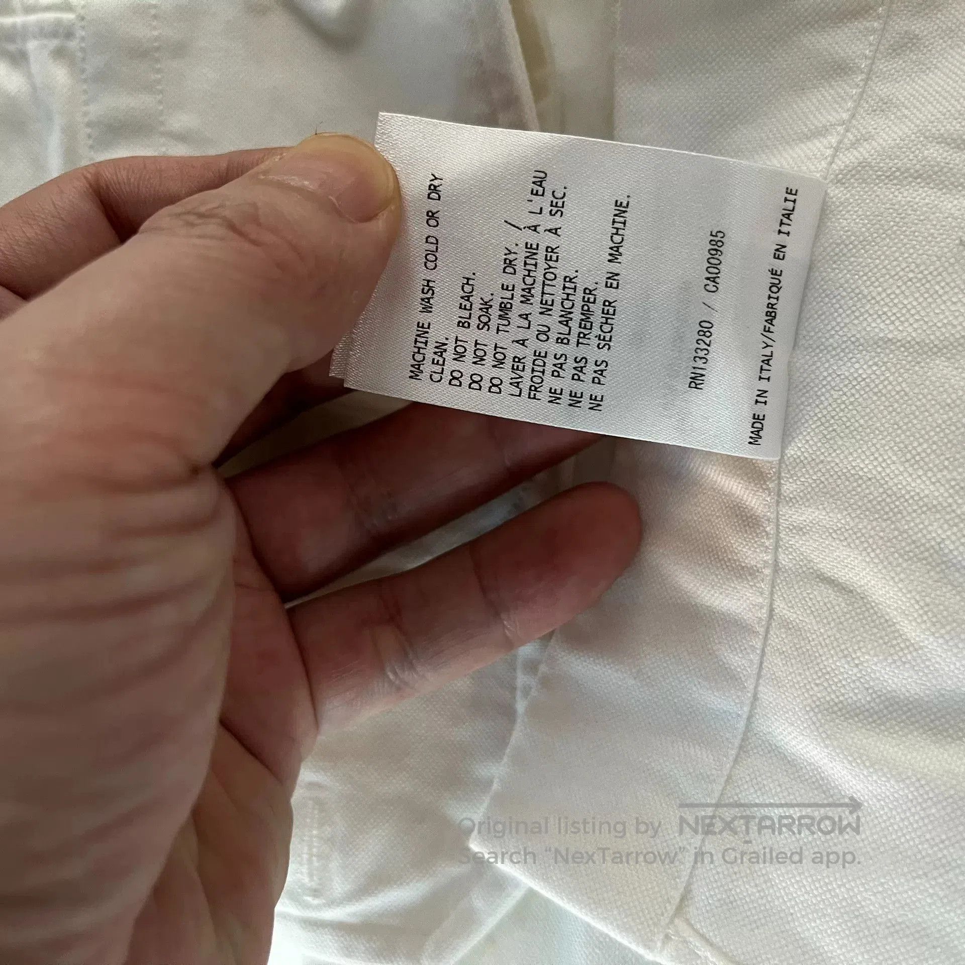 Thom Browne Thom Browne TB Armband Button Long-Sleeve Shirt. Size US XXL / EU 58 / 5 - 8 Thumbnail