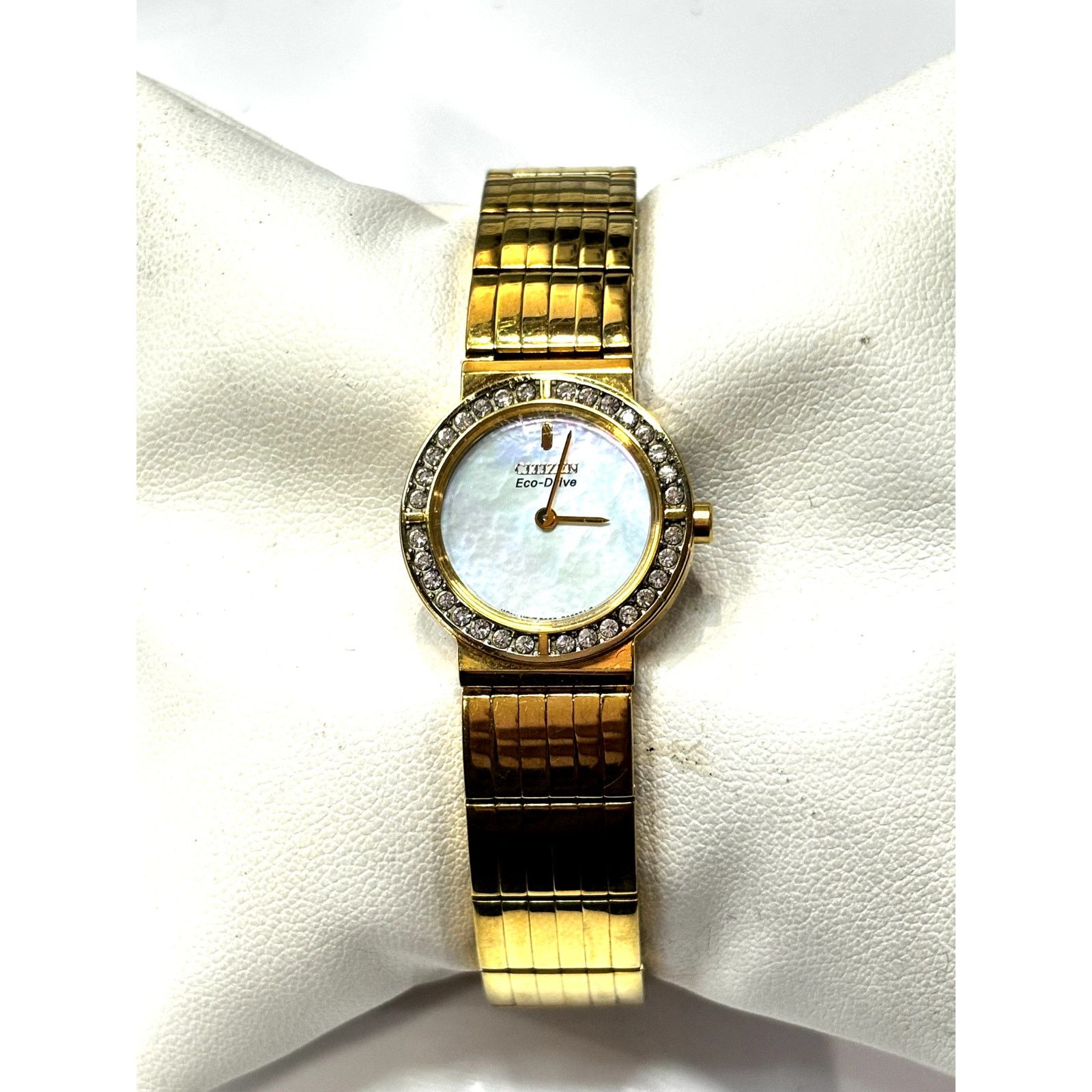 Citizen CITIZEN Women's Eco-Drive Gold-Plated Mother of Pearl Watch Size ONE SIZE - 1 Thumbnail