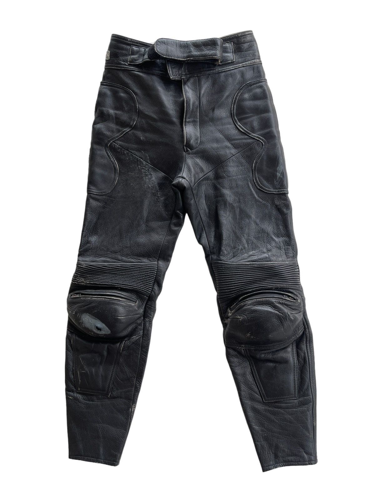 Kadoya Vintage Nankai Leather Bikers Pants Size US 29 - 2 Thumbnail
