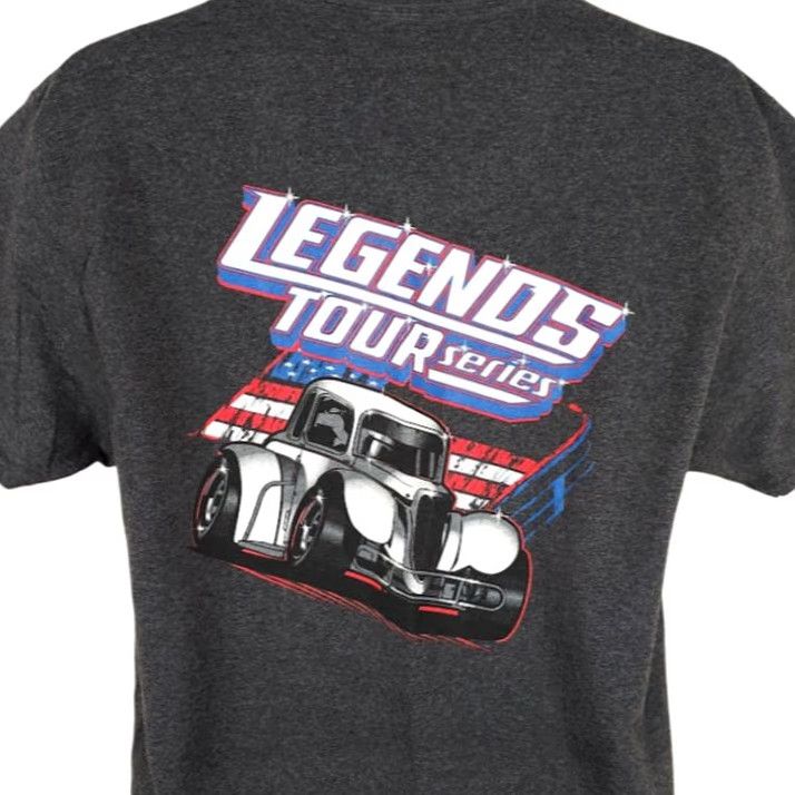 Port & Company Port & Company Hot Rod Racing T Shirt Mens Size L Gray Legends Of The Pacific Size US L / EU 52-54 / 3 - 2 Thumbnail