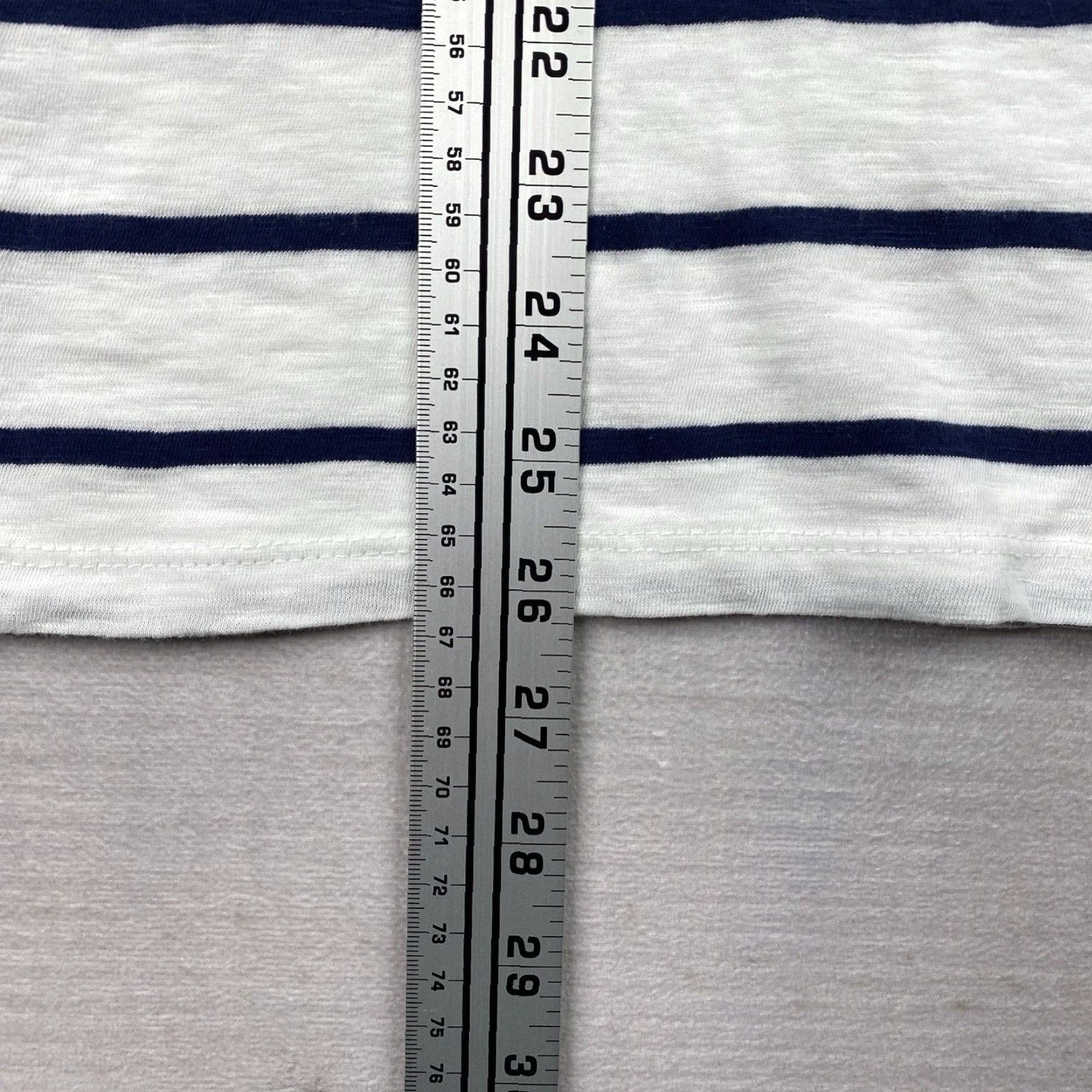Charter Club Charter Club T Shirt Womens 2X Blue Stripe Eyelet Stretch Nautical Beach Shirt Size XXL / US 16-18 / IT 52-54 - 7 Thumbnail