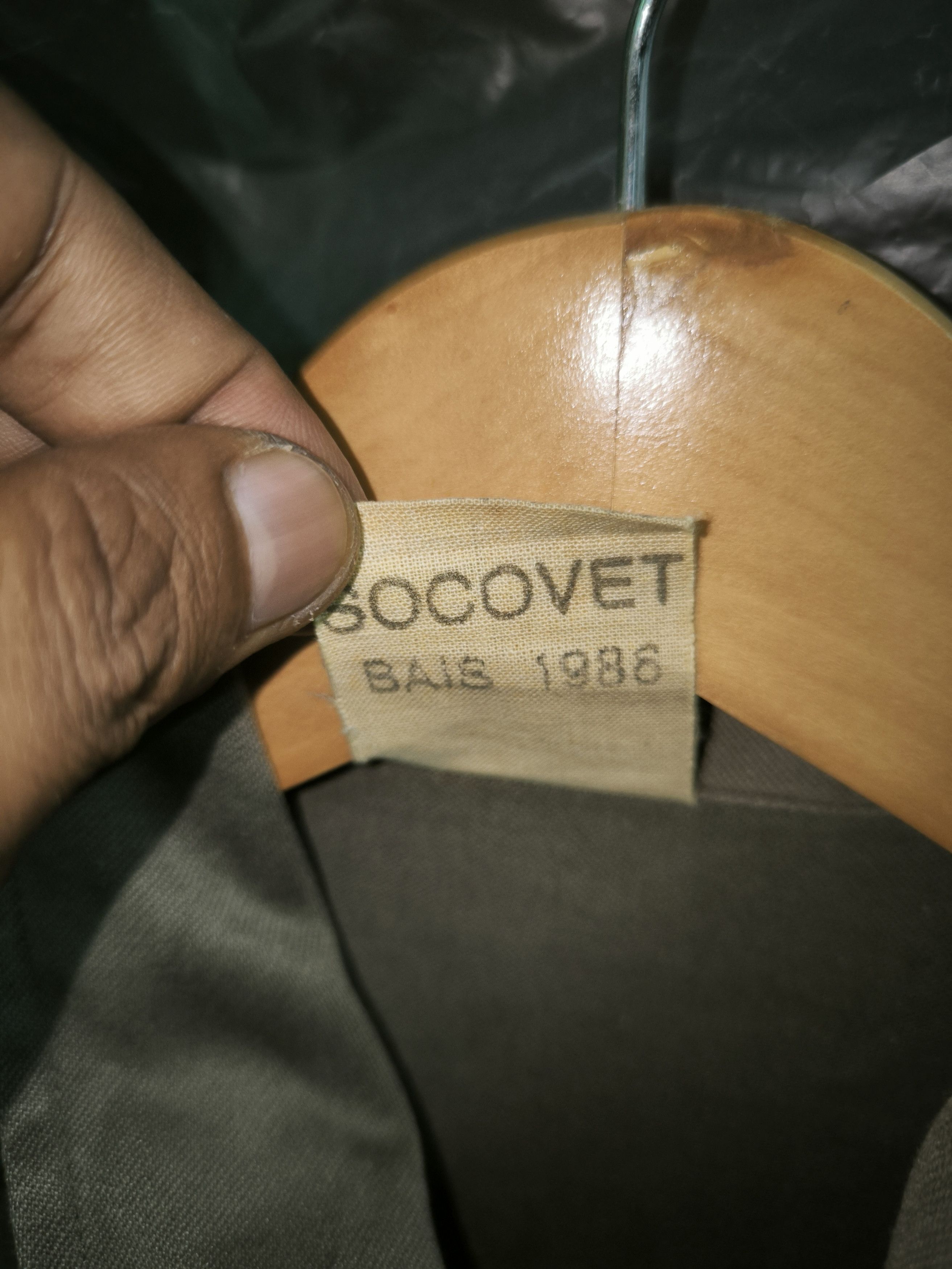Vintage 1986 Socovet Bais Frecnch Army Field 2 Combat Jacket Size US M / EU 48-50 / 2 - 3 Thumbnail