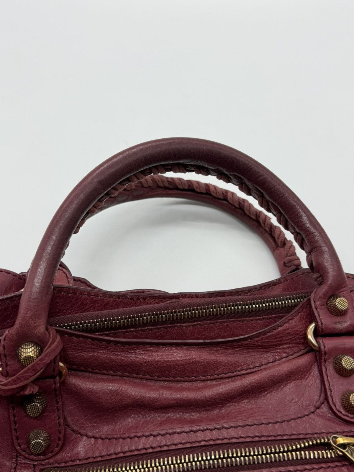 Balenciaga Balenciaga - 2000’s - Motorcycle Classic City Burgundy Wine Size ONE SIZE - 11 Thumbnail