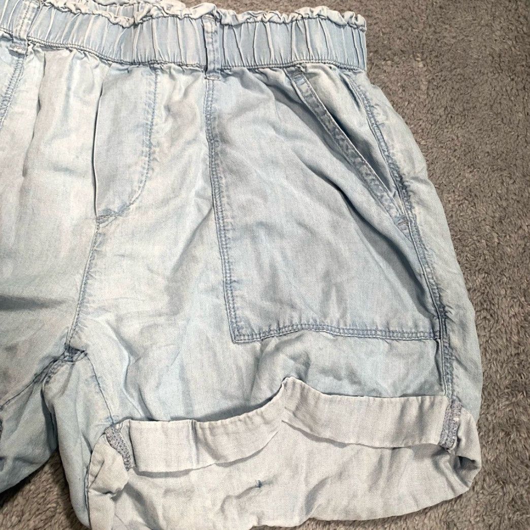 Vintage Aerie Shorts Women S Regular Light Blue Lyocell Athletic Blue Shorts Lyocell Aerie S Women Size 28" / US 6 / IT 42 - 3 Thumbnail