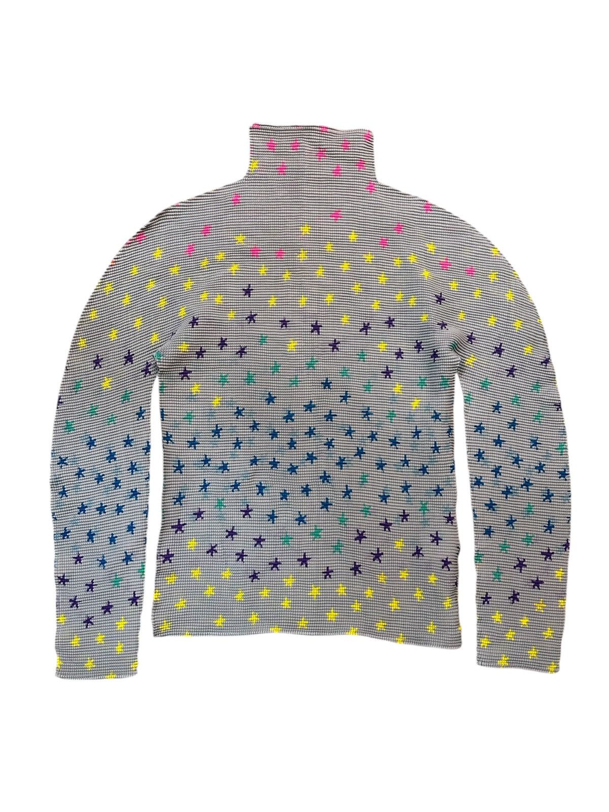 Homme Plisse Issey Miyake Pleat Please Issey Miyake Star Printed L/S Shirt Size US M / EU 48-50 / 2 - 2 Thumbnail