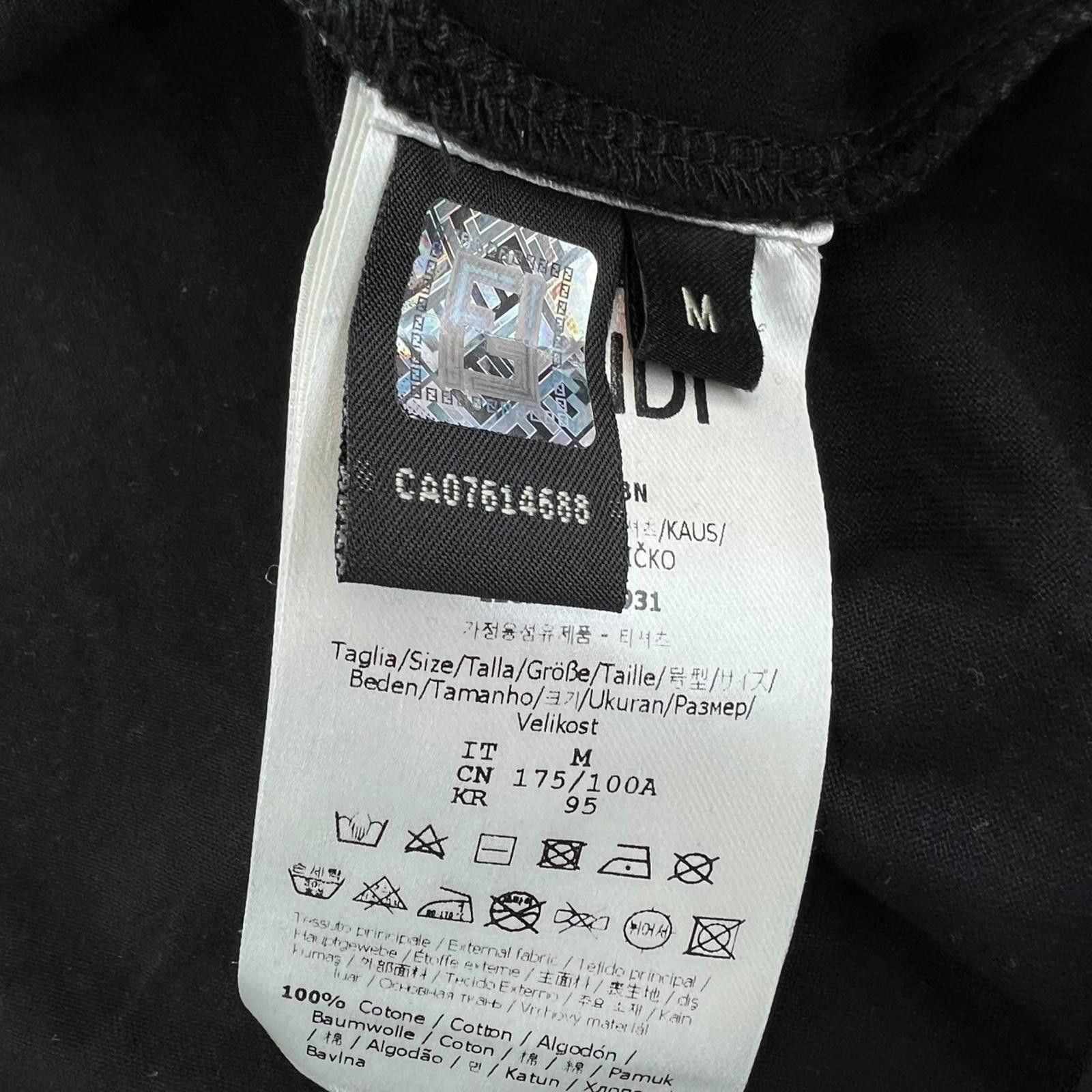 Fendi Fendi FF Applique Black T-Shirt Size US S / EU 44-46 / 1 - 3 Thumbnail