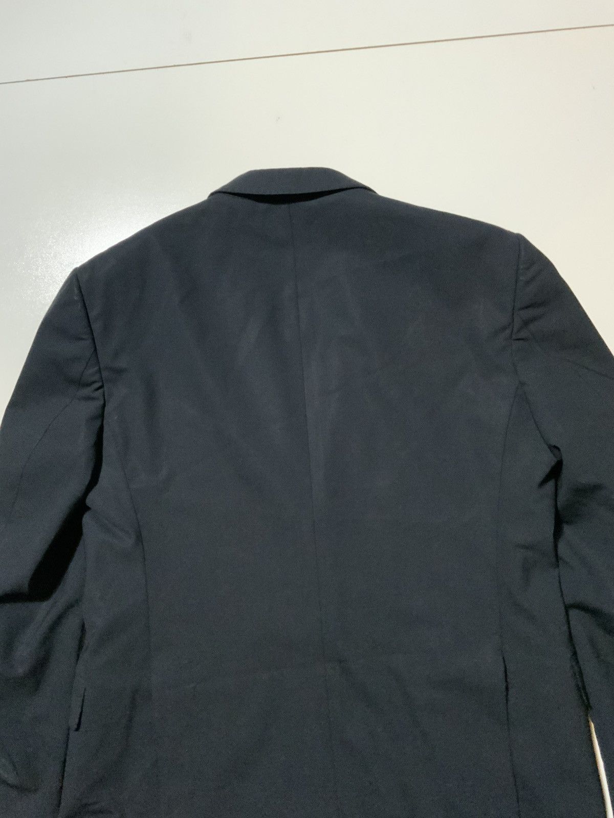 Armani Collezioni Armani Collezioni M Line Navy Wool Two Button Blazer Jacket Size US S / EU 44-46 / 1 - 5 Thumbnail