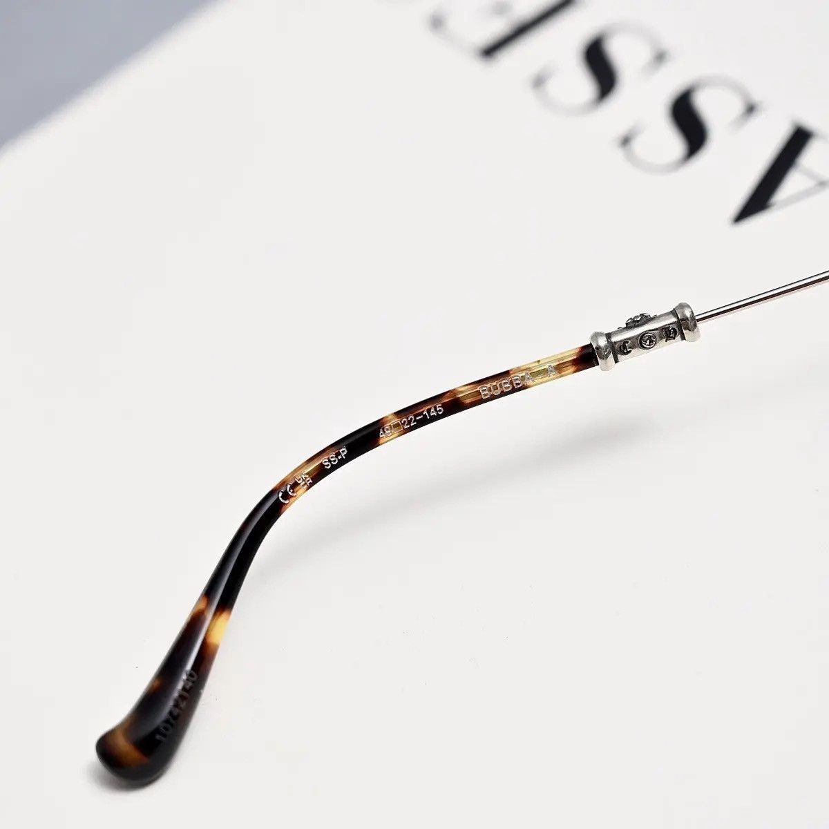 Chrome Hearts CHROME HEARTS BUBBA - A SHINY SILVER / PLASTIC GLASSES Size ONE SIZE - 6 Thumbnail