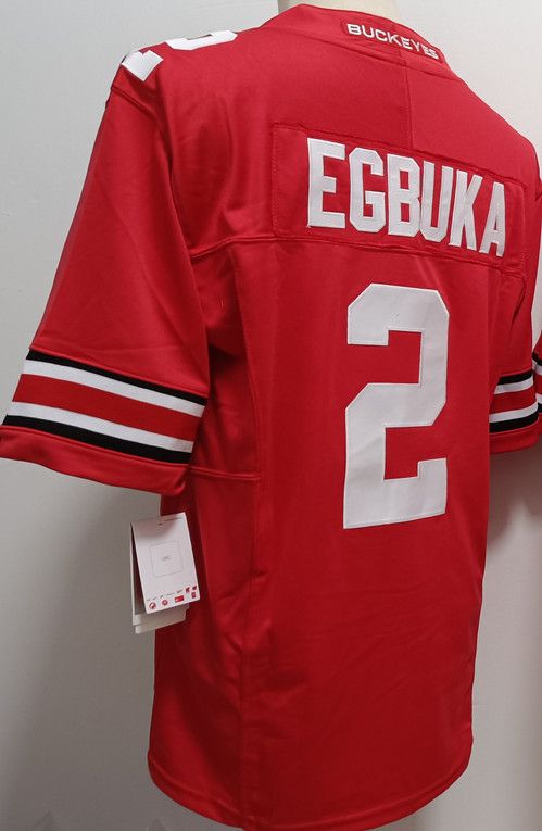 Other Men's Ohio State Buckeyes #2 Emeka Egbuka Red Jersey Size US S / EU 44-46 / 1 - 4 Thumbnail