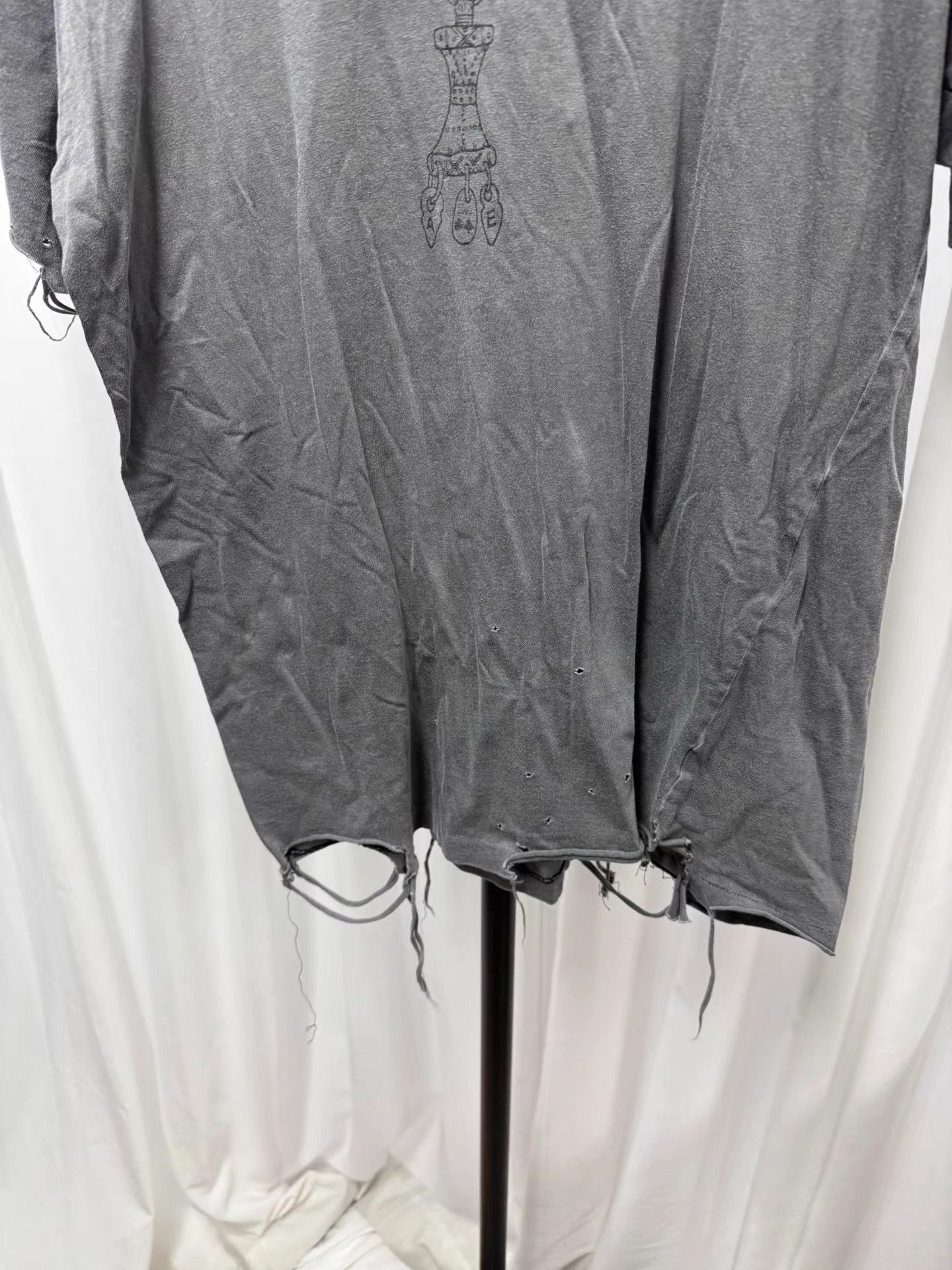 Undercover UNDERCOVER 03SS SCAB Destroyed Necklace T-shirt K20 Size US M / EU 48-50 / 2 - 3 Thumbnail