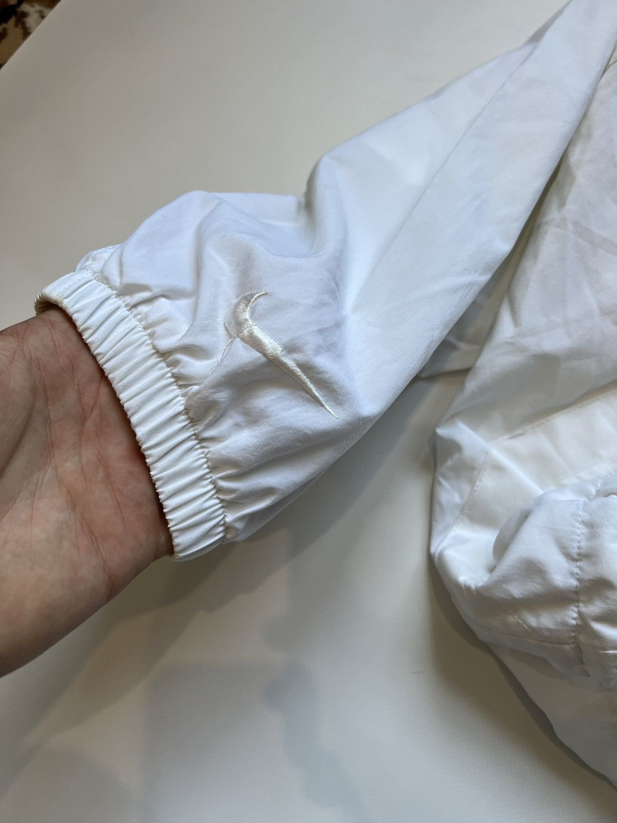 Nike Vintage 90’s Nike White Anorak Jacket Size US XL / EU 56 / 4 - 8 Thumbnail