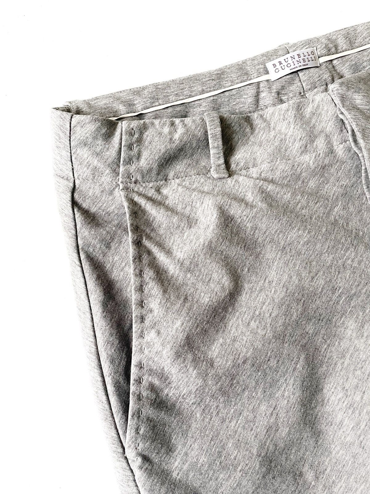 Brunello Cucinelli Brunello Cucinelli Women Trousers Grey Pants Size 36/M Size 27" / US 4 / IT 40 - 4 Thumbnail