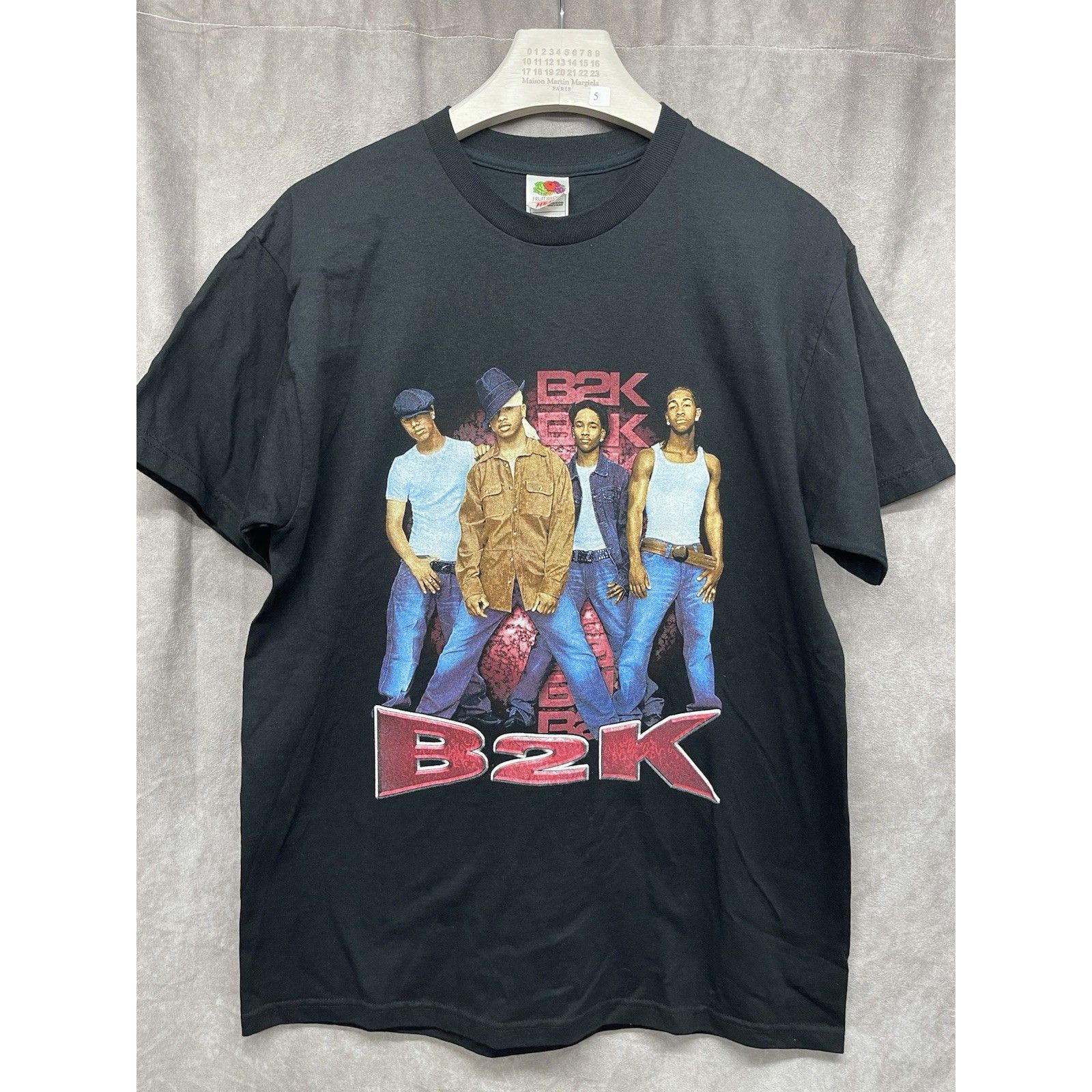 Fruit Of The Loom VINTAGE 2002 B2K SCREAM TOUR II CONCERT T-SHIRT BLACK L RAP Size US L / EU 52-54 / 3 - 2 Thumbnail