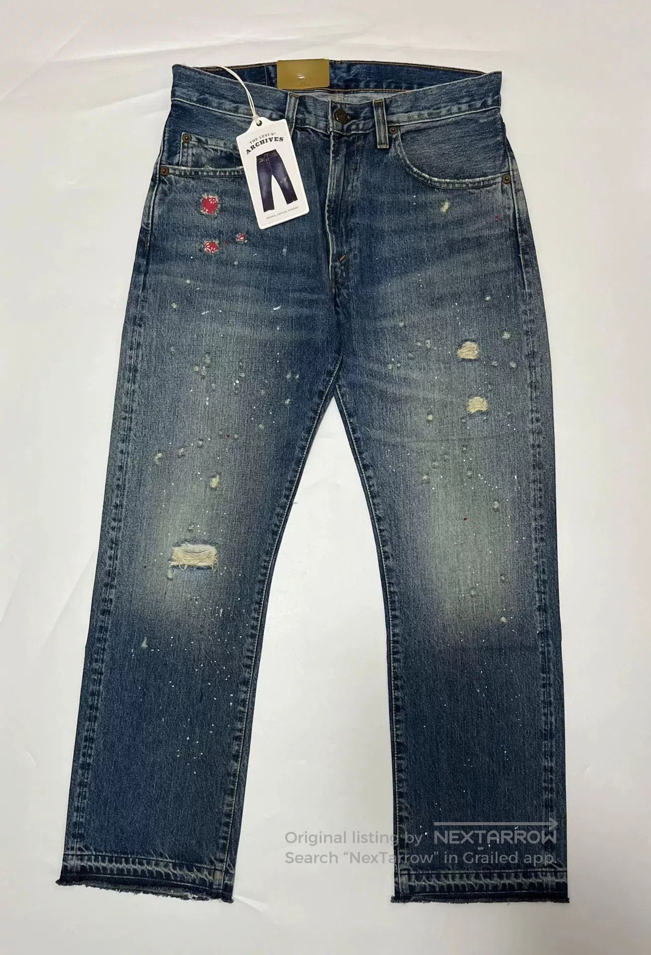 Levi's vintage distressed denim jeans by levi's. Size US 31 - 1 Thumbnail