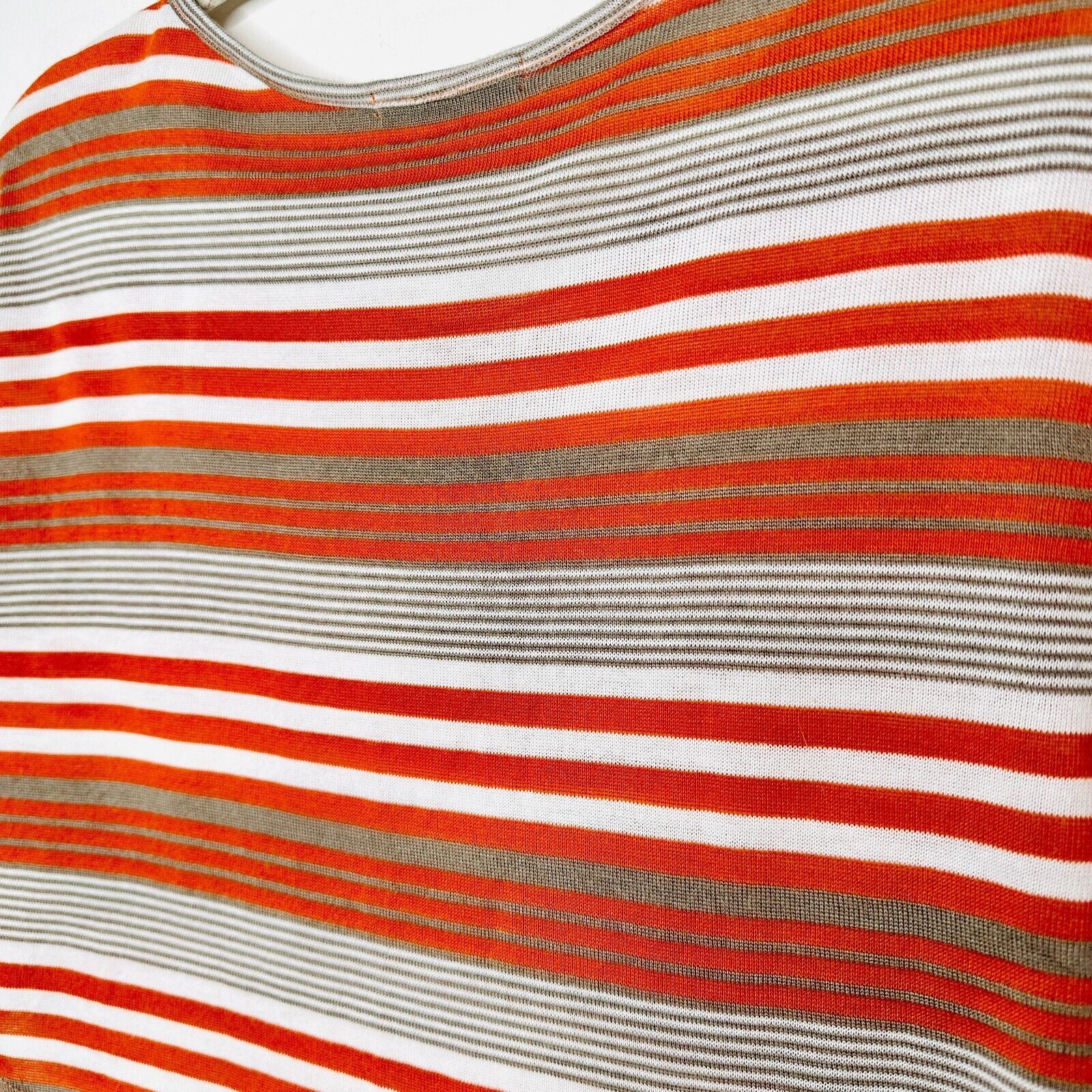 Other Papaya Casual Striped Short Sleeve Crop Scoop Neck Tee M Size M / US 6-8 / IT 42-44 - 10 Thumbnail