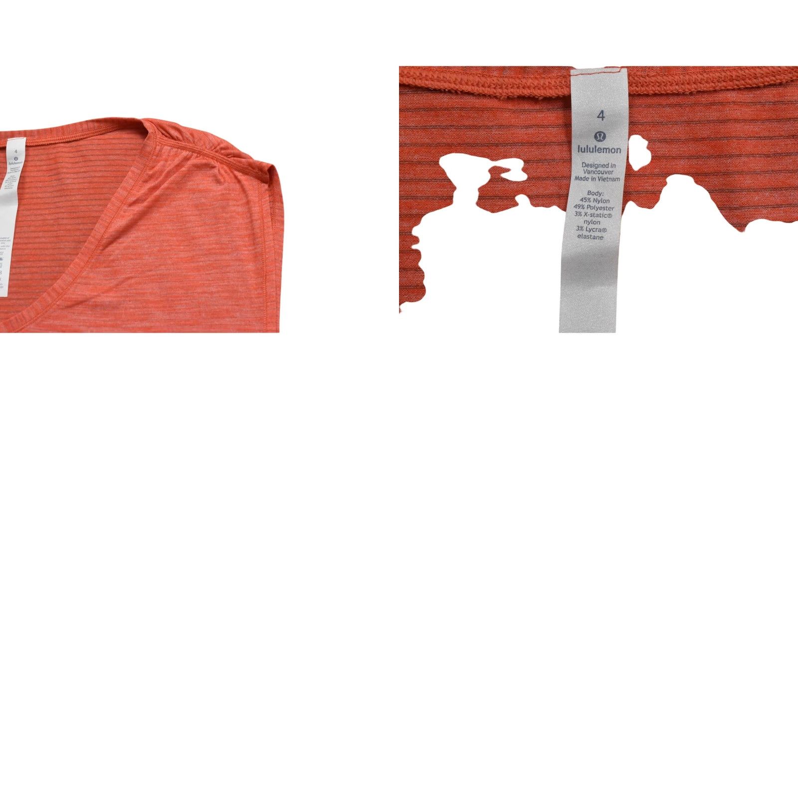 Lululemon Lululemon Red Nylon T-Shirt Size 4 Women Regular T-Shirt, Red, Nylon, 4, Pre-Owned - Excellent Condition, Sweat Times Gym Run, Women’s Clothing Tops Size S / US 4 / IT 40 - 8 Thumbnail