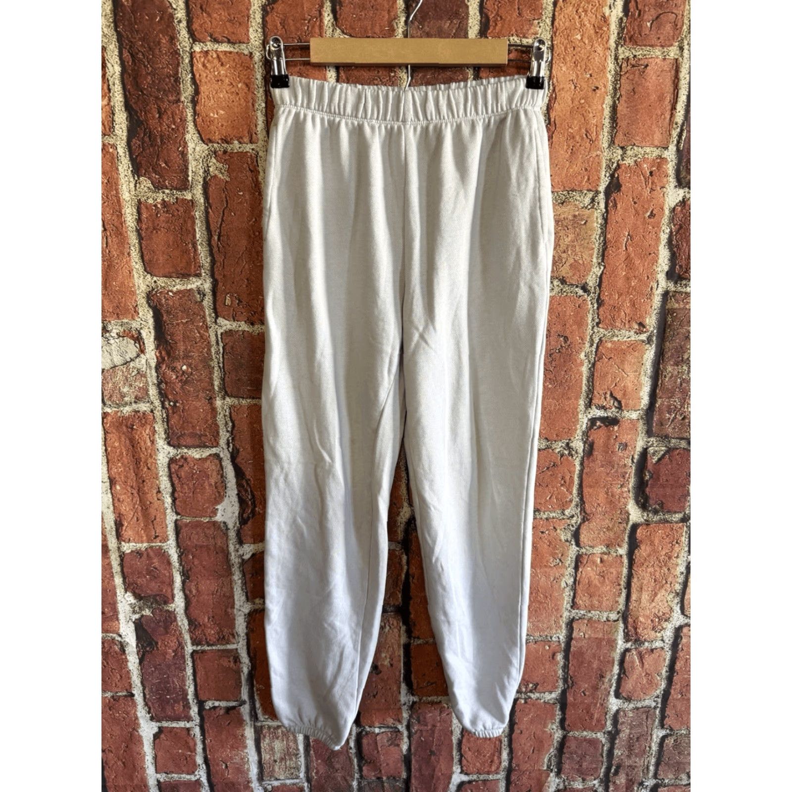 Vintage Aerie Womens Sweatpants Jogger XS Drawstring Light Blue Pants Size 26" / US 2 / IT 38 - 2 Thumbnail