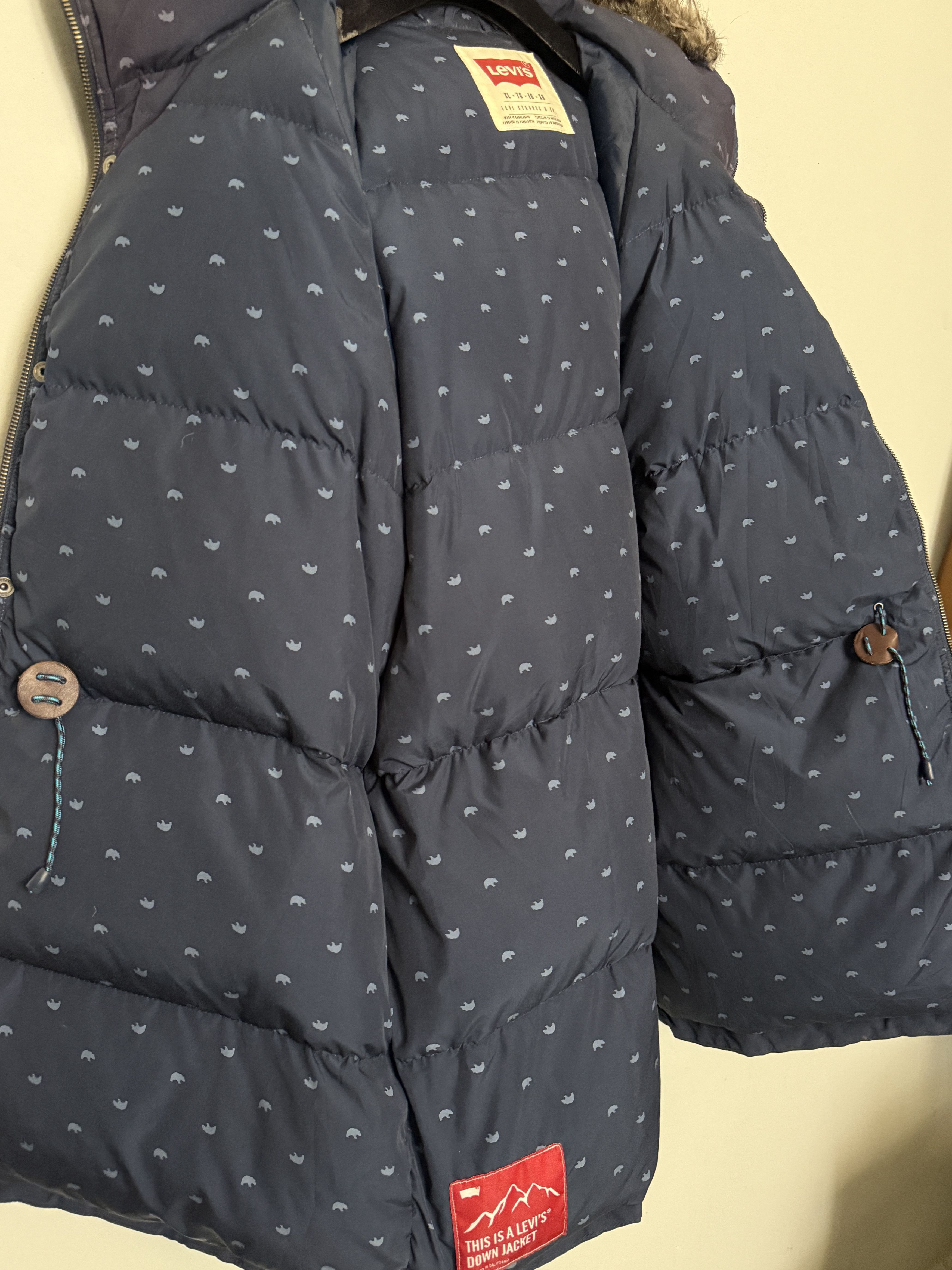 Levi's Levi’s down jacket parka puffer multipocket blue xl size Size US XL / EU 56 / 4 - 12 Thumbnail