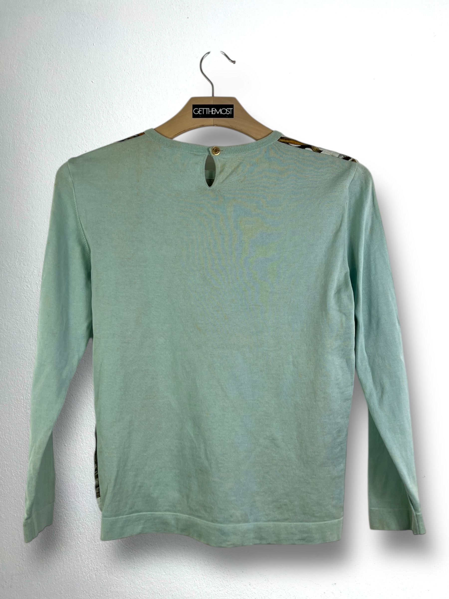 Hermes Vintage HERMÈS Paris Printed Silk Sweatshirt (38) GTMPT962 Size S / US 4 / IT 40 - 17 Thumbnail