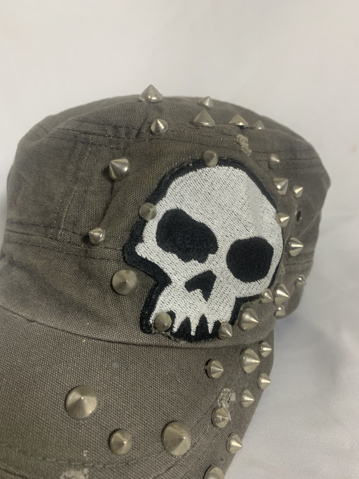 Japanese Brand Distressed Skull Comando Hats Size ONE SIZE - 2 Thumbnail