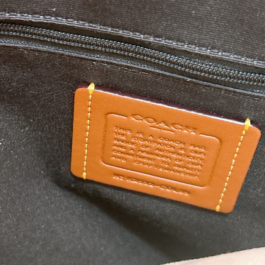 Coach Station Tote Bag In Signature Leather CDL99 Size ONE SIZE - 11 Thumbnail
