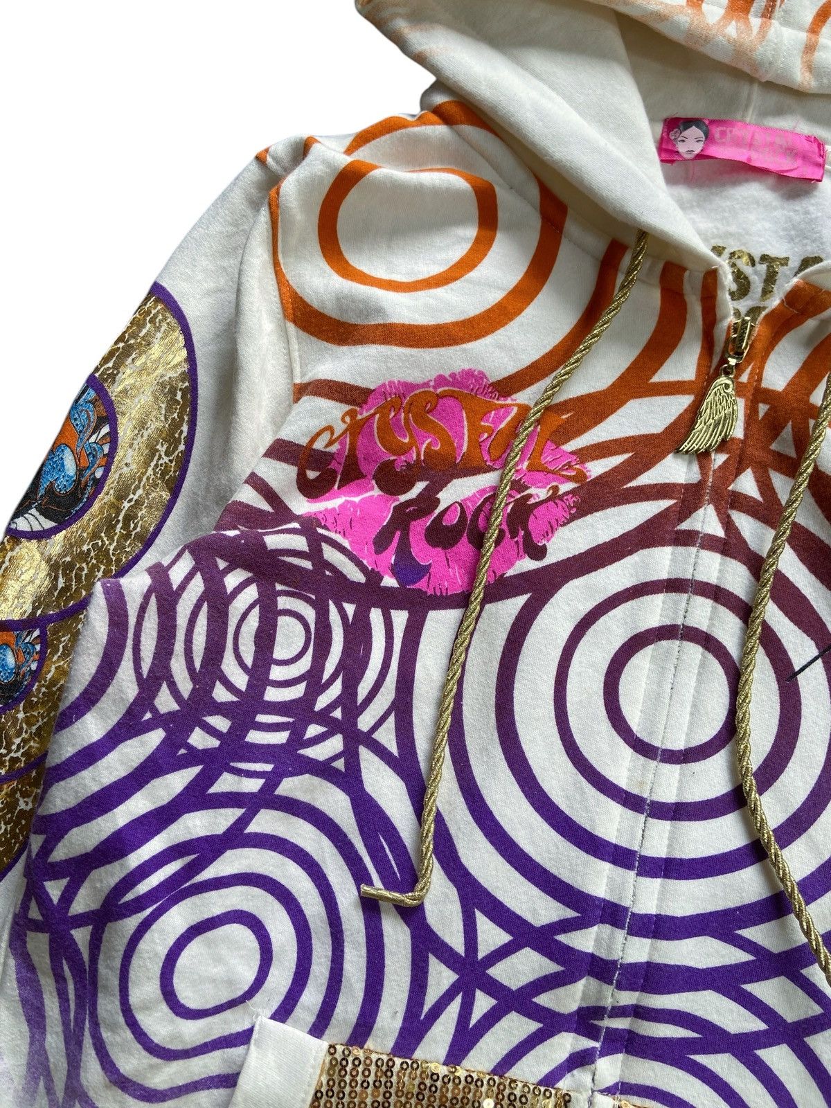 Christian Audigier CRYSTAL ROCK BY CHRISTIAN AUDIGIER ARCHIVE ZIP HOODIE Size US M / EU 48-50 / 2 - 4 Thumbnail