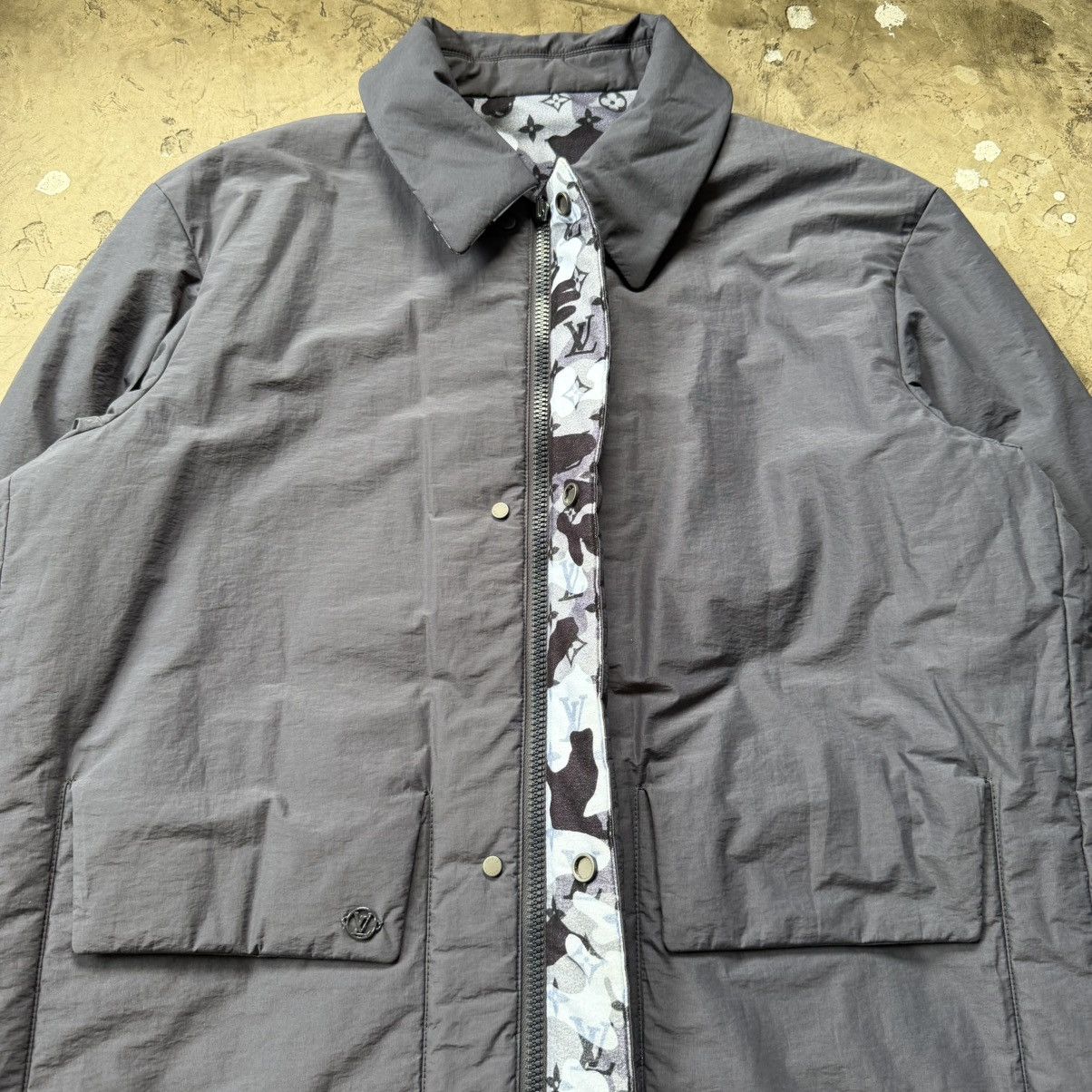 Louis Vuitton LV - Virgil Abloh - 2020 Reversible Monogram Blouson Jacket Size US M / EU 48-50 / 2 - 6 Thumbnail