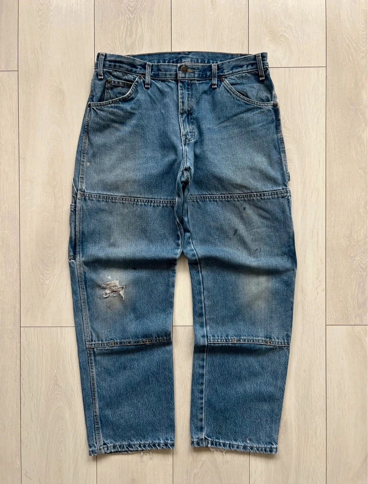 Dickies Blugi Dickies carpenter double knees baggy Size US 32 / EU 48 - 4 Thumbnail