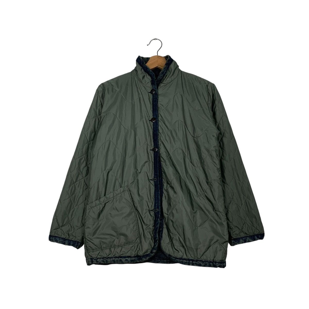 45rpm Vintage 45rpm Sashiko Indigo Denim Reversible Jacket Size US S / EU 44-46 / 1 - 12 Thumbnail
