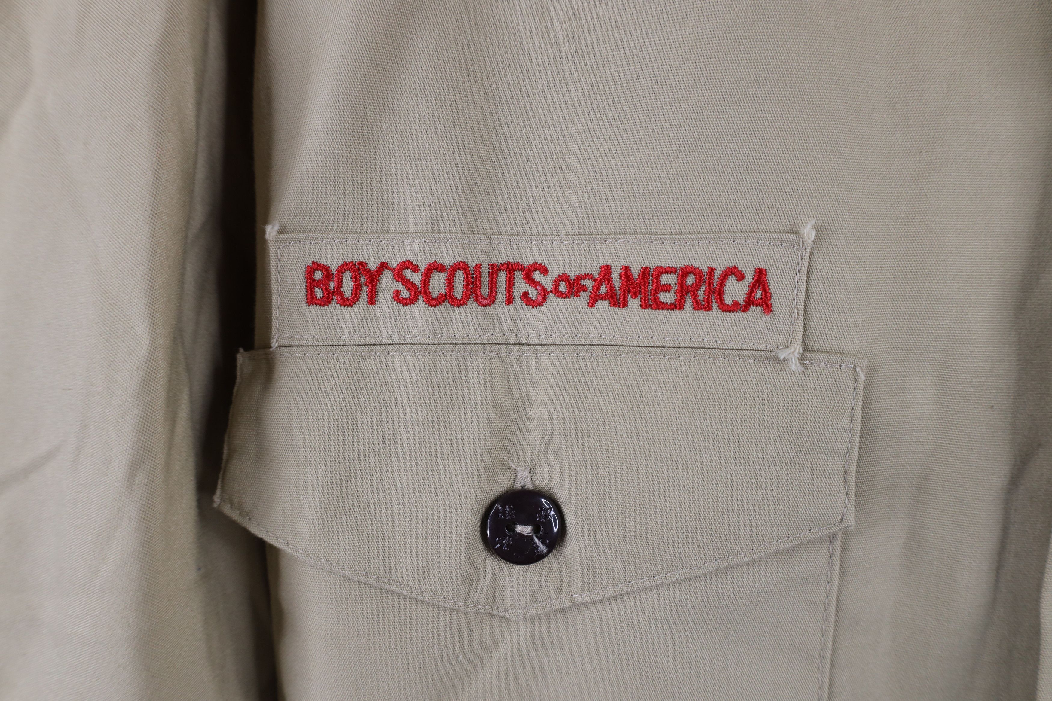 Vintage Vintage 70s Boy Scouts of America 342 Uniform Shirt USA Size US L / EU 52-54 / 3 - 4 Thumbnail