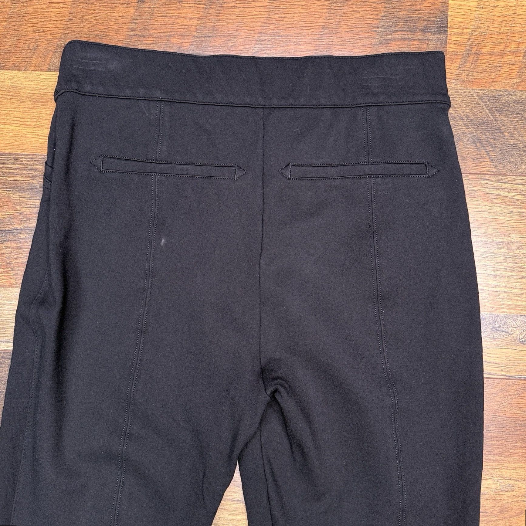 Spanx SPANX The Perfect Pant Ankle Medium Back Seam Skinny Ponte 20251R Black Women Pants Slim Inseam 24 in Size 32" / US 10 / IT 46 - 7 Thumbnail