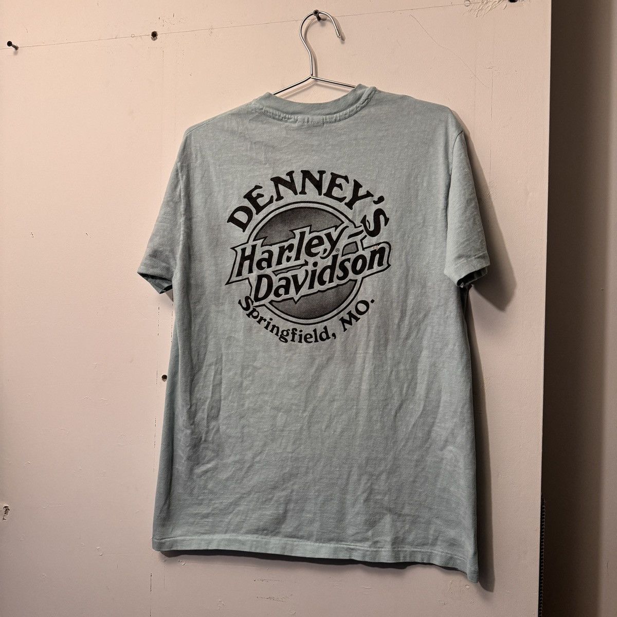 Harley Davidson Vintage 90s Harley Davidson Faded Blue Ozarks Tee Size US L / EU 52-54 / 3 - 7 Thumbnail