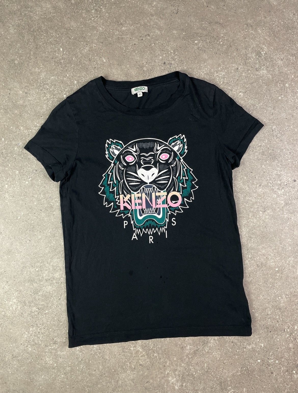 Kenzo × Vintage Kenzo Paris Big Tiger Classic T Shirt Size US XS / EU 42 / 0 - 1 Thumbnail